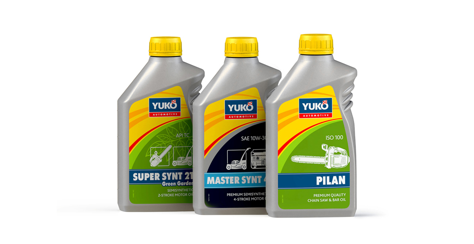 Oil and greases YUKO - №1 for your garden equipment.