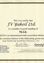 NLGI Certificate